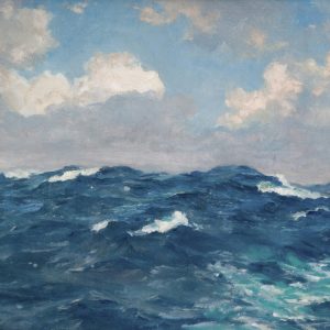 Majestic Ocean Waves Canvas Wall Art – Coastal Seascape Painting for Home & Office Décor