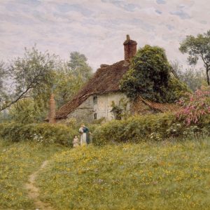 Countryside Cottage Canvas Wall Art