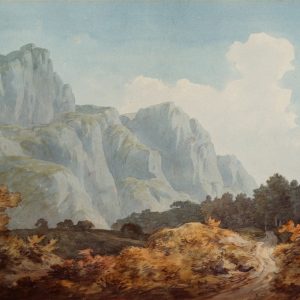 Mountain Cliffs Landscape Canvas Wall Art