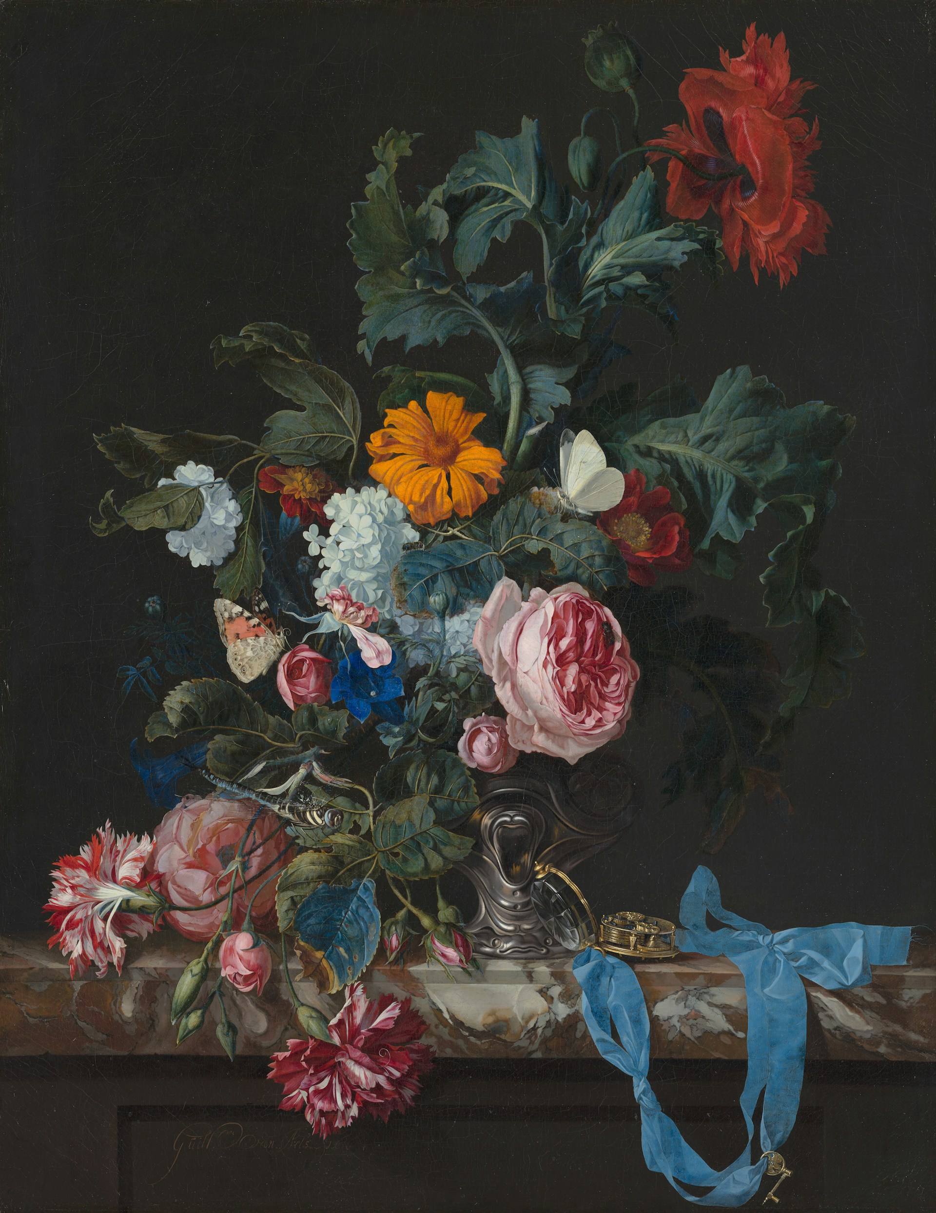 Premium Floral Still Life Canvas Wall Art