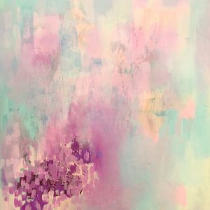 Pastel Abstract Canvas Wall Art – Modern Soft Color Painting for Home & Office Décor