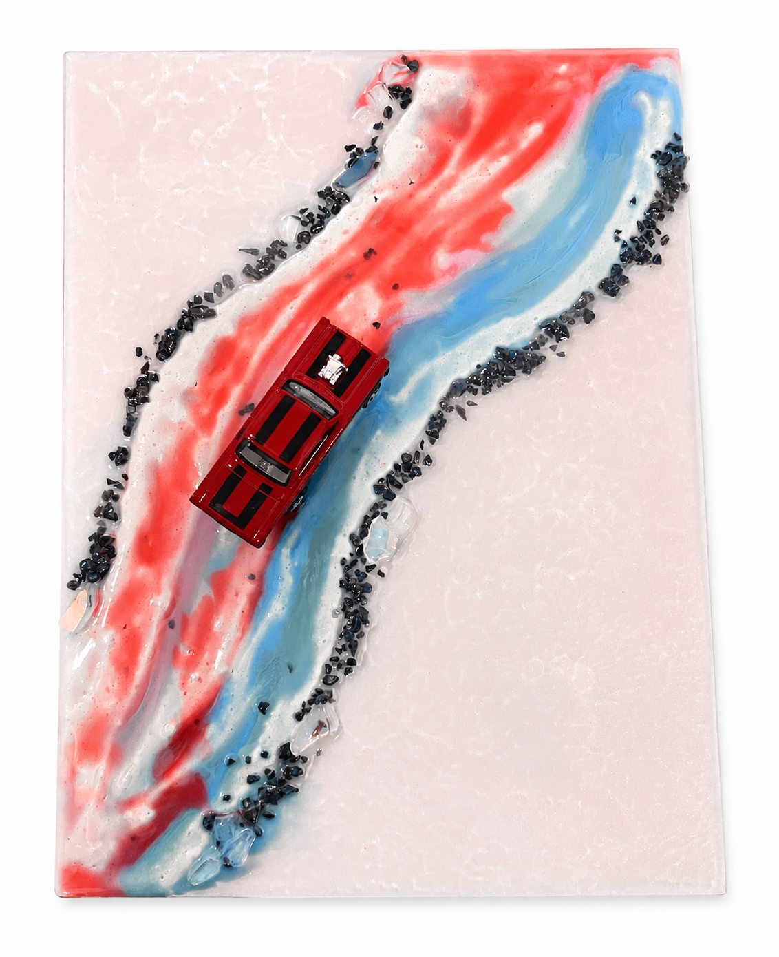 3in1 Resin Painting with car