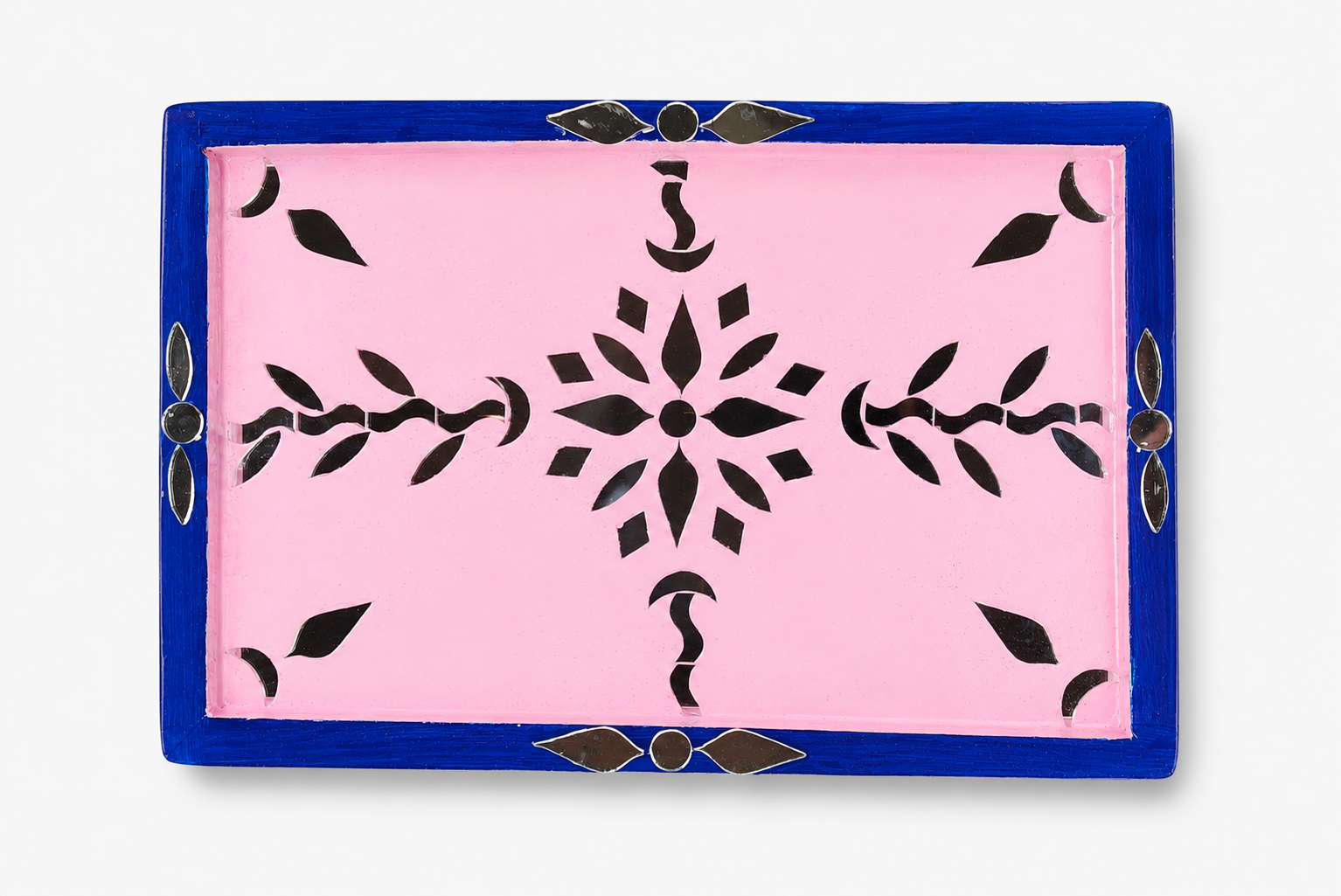 Gulabi Sawari – Pink Mosaic Cart Table